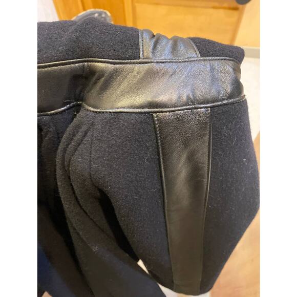 J’Amy Tarr Italian Lambskin & Wool Black Jacket - Picture 7 of 9